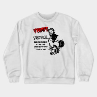 cramps spank n roll Crewneck Sweatshirt